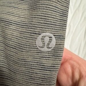 lululemon athletica Olive stripe Leggings